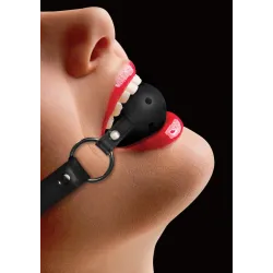 Ouch! Bâillon Boule gag Strap Noir